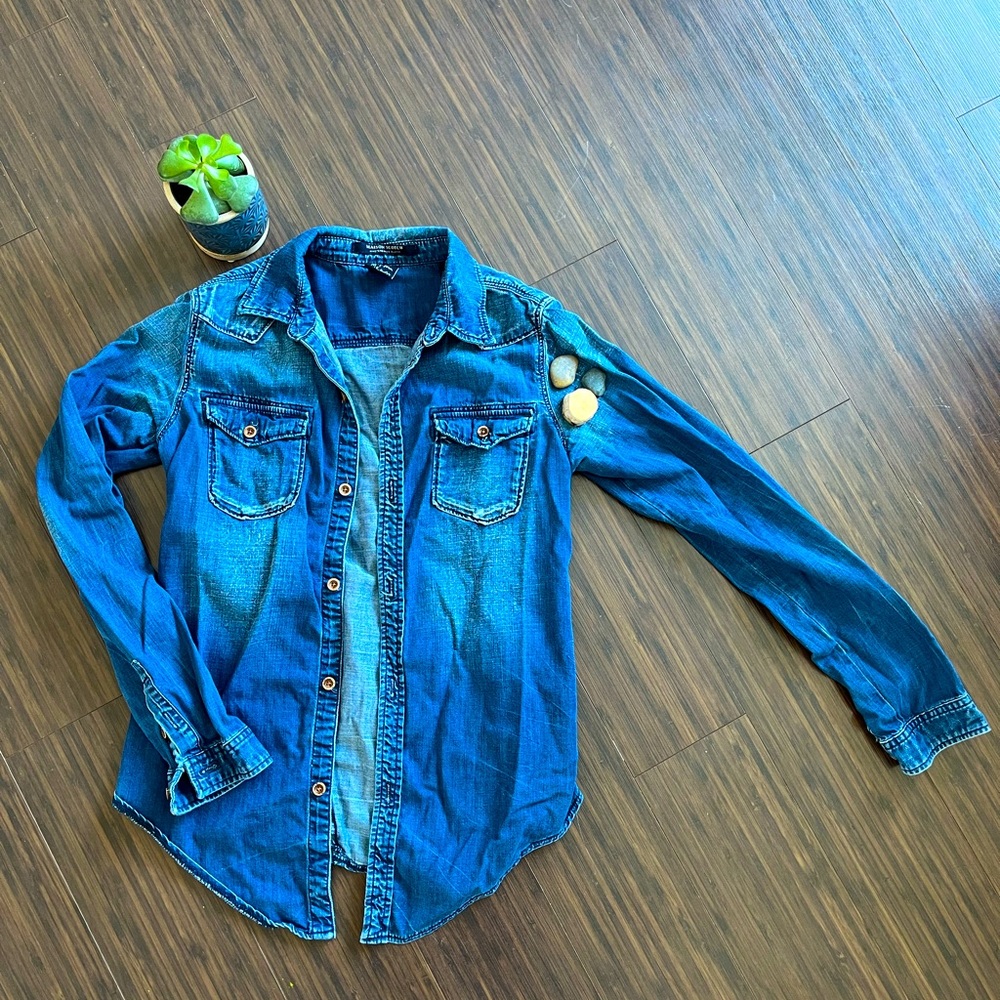 Scotch & Soda Jean Shirt, Size S